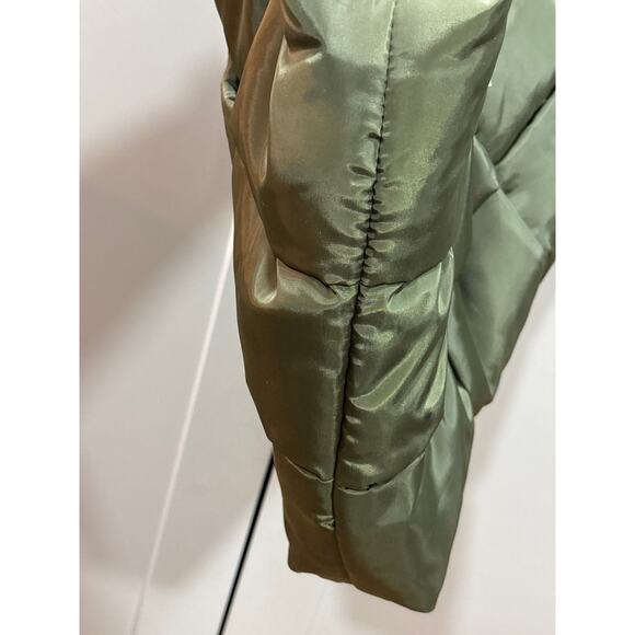 INC International Concepts BREEAH Moss Sherpa Quilt Nylon Tote/Shoulder Bag NWT - Picture 7 of 7